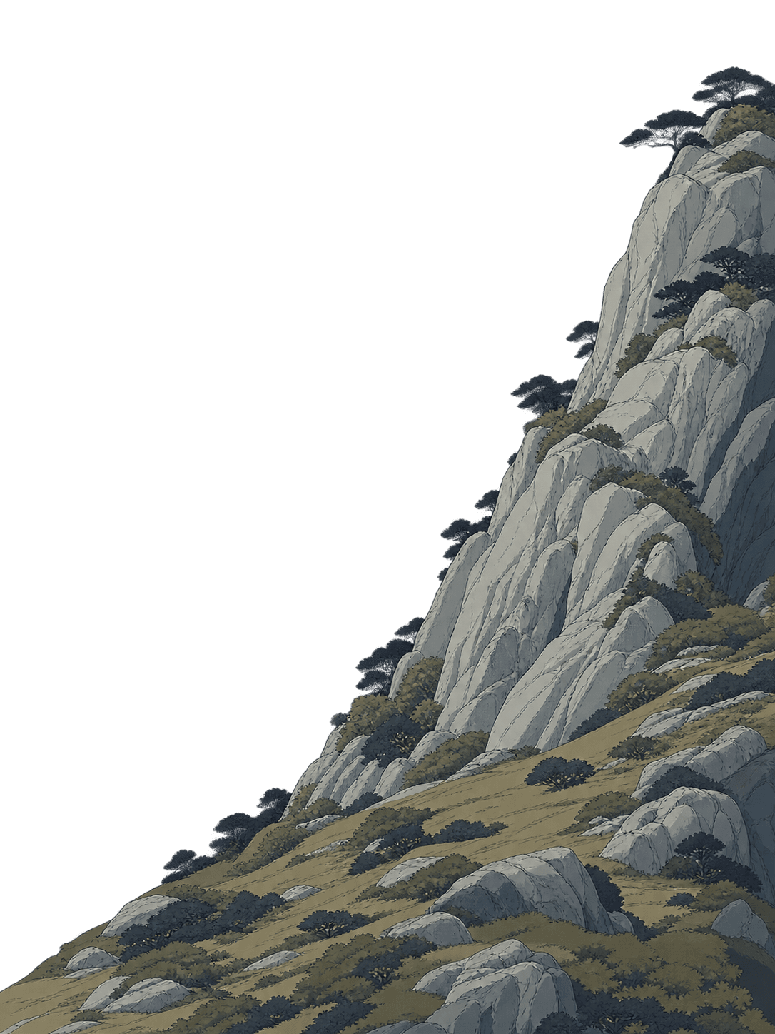 Montaña derecha